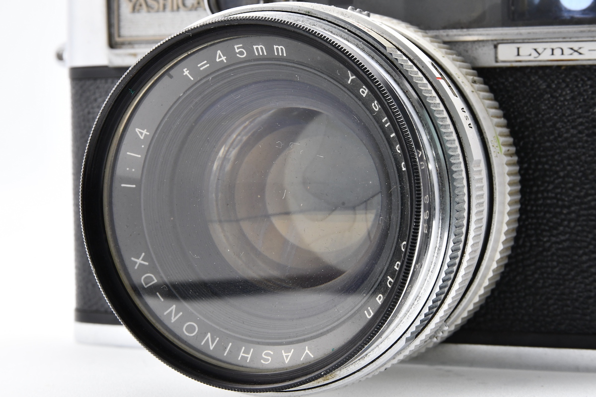 YASHICA Lynx-14 L III / YASHINON-DX 45mm F1.4 ジャンク ヤシカ フィルムカメラ レンジファインダー ■02462 Lynx-14 45mm YASHICA 1.4&frasl;45mm w. Film