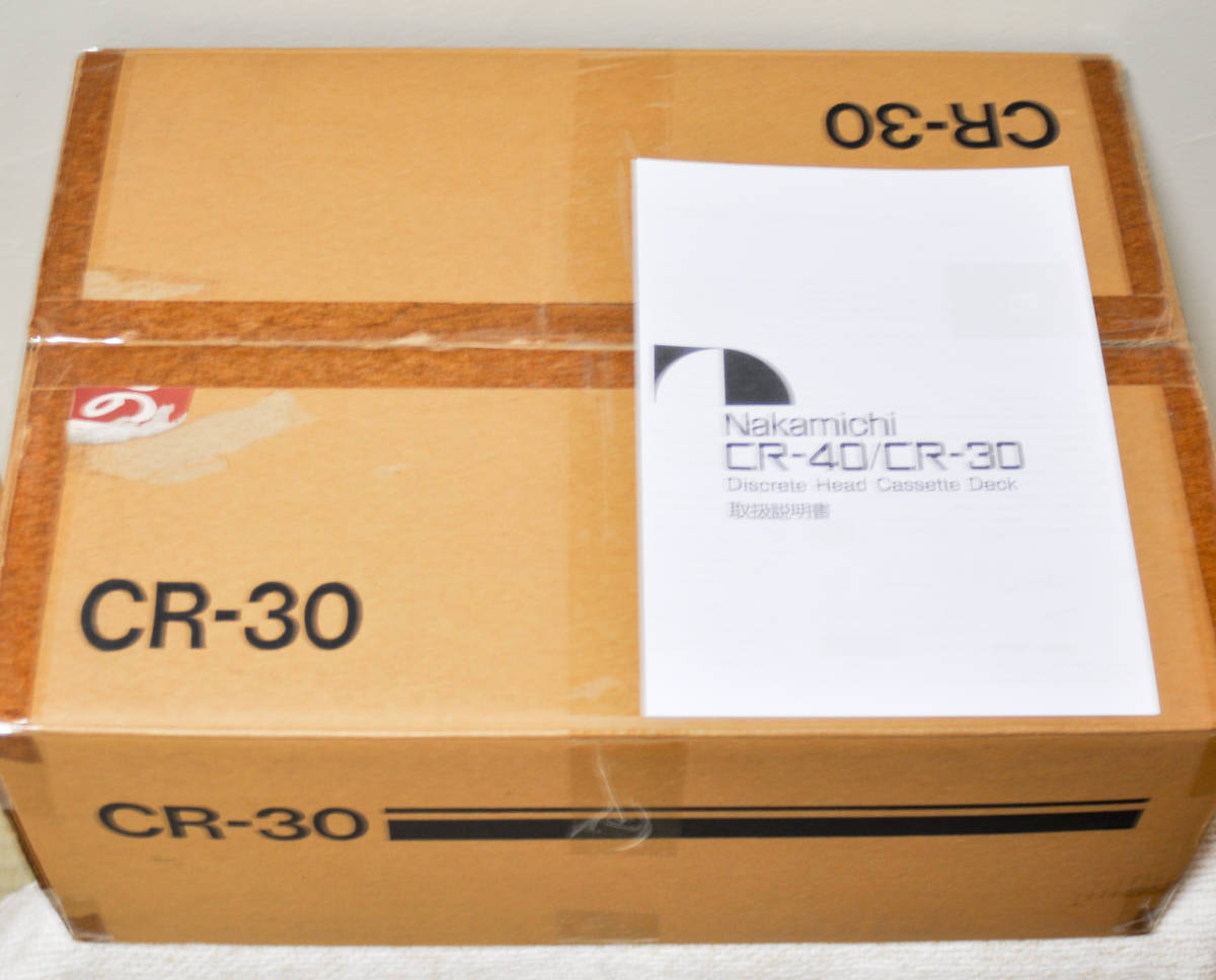Nakamichi CR-30 カセットデッキ ナカミチ 動作確認 取説 Nakamichi CR-30 動作品 取扱説明書（コピー）付き ナカミチ カセット