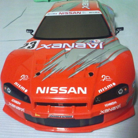 TAMIYA Xanavi NISMO GT-R R34 ボディ ザナヴィ ニスモ GTR タミヤ