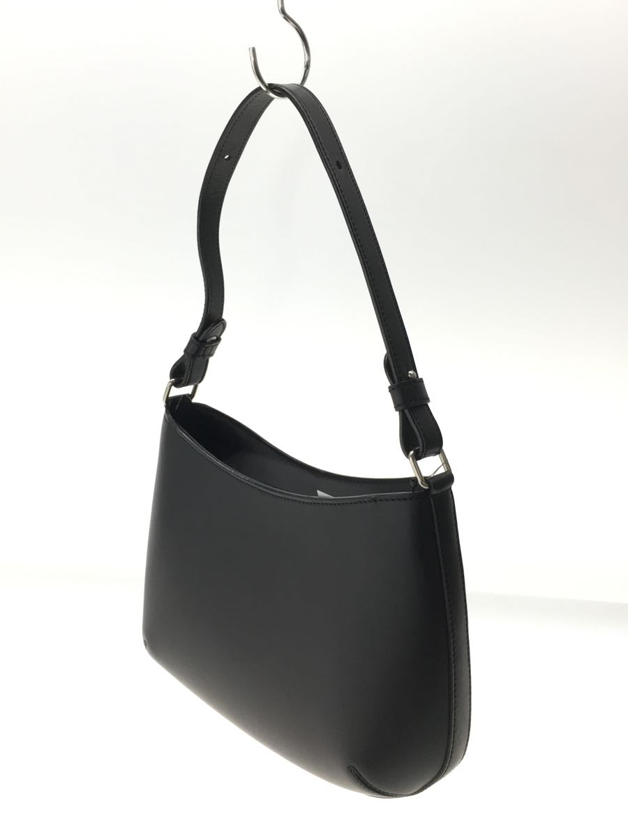SOMES SADDLE◇ハンドバッグ/レザー/BLK/ラウンドバッグ SOMES