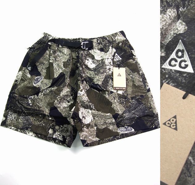 新品 春夏 NIKE ACG ナイキ ハーフパンツ カモ柄 ショートパンツ 迷彩