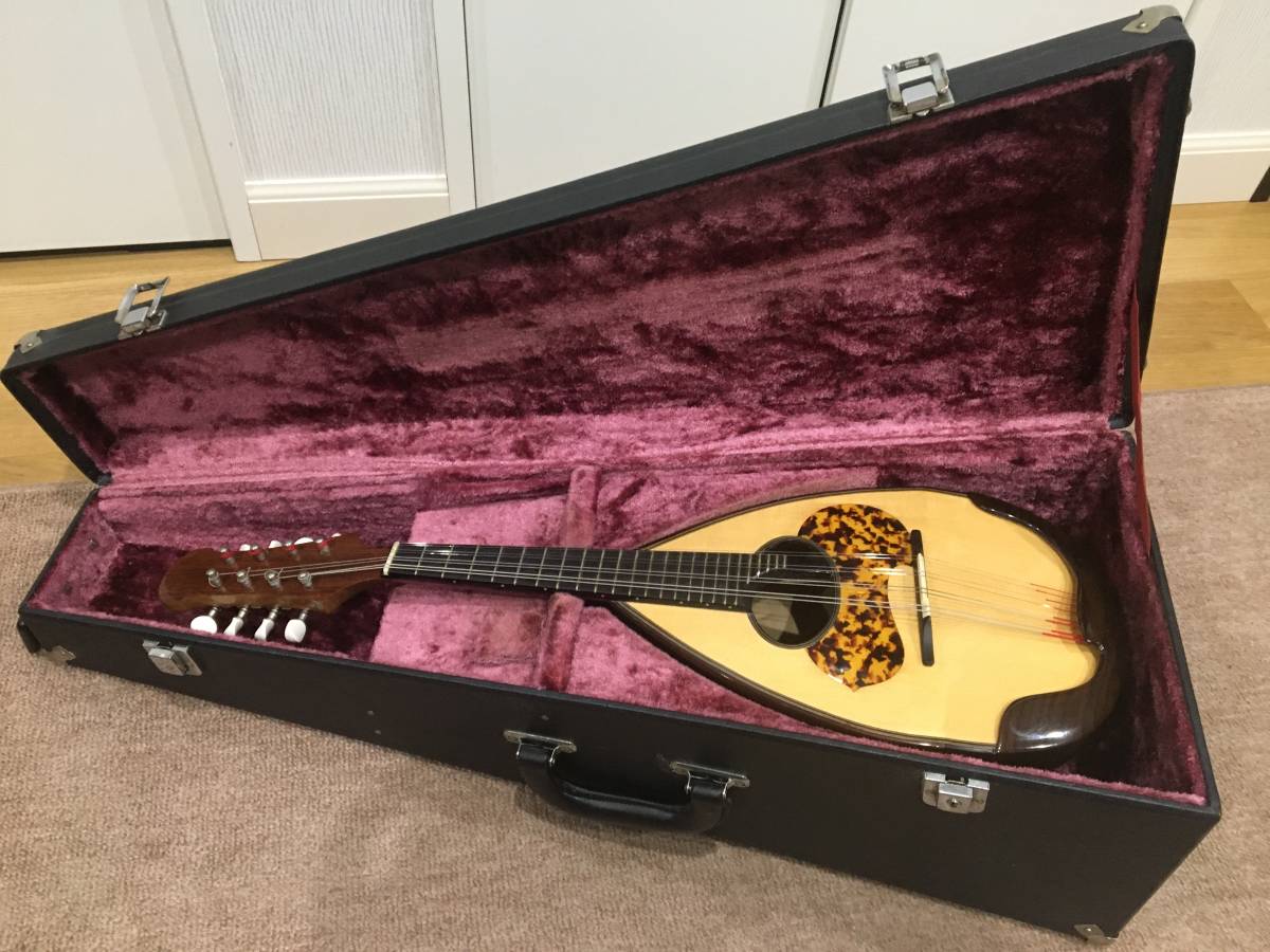 落合マンドリン 落合忠男 ハードケース付き 1972年 品 現状品 楽器、器材
