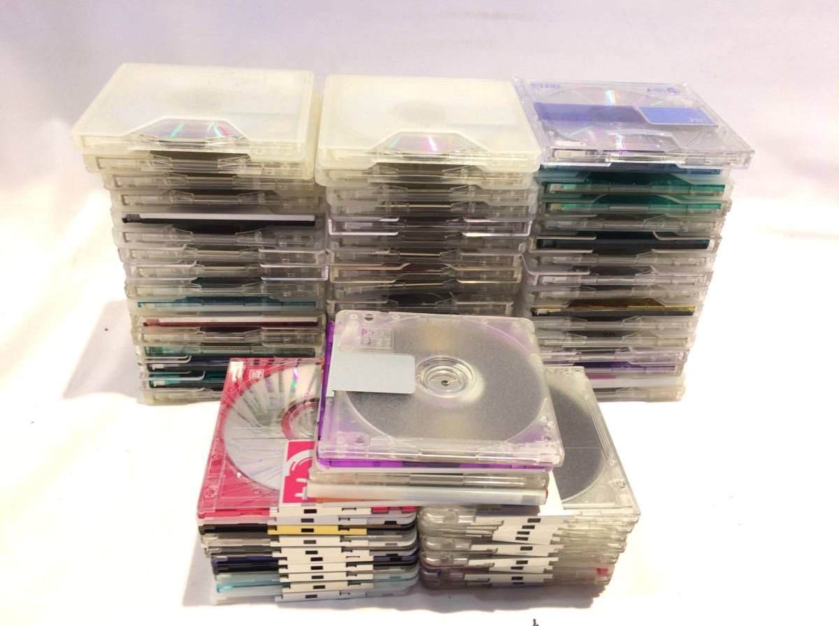 ■7277■MDディスク 73枚セット 大量 まとめ ミニディスク 