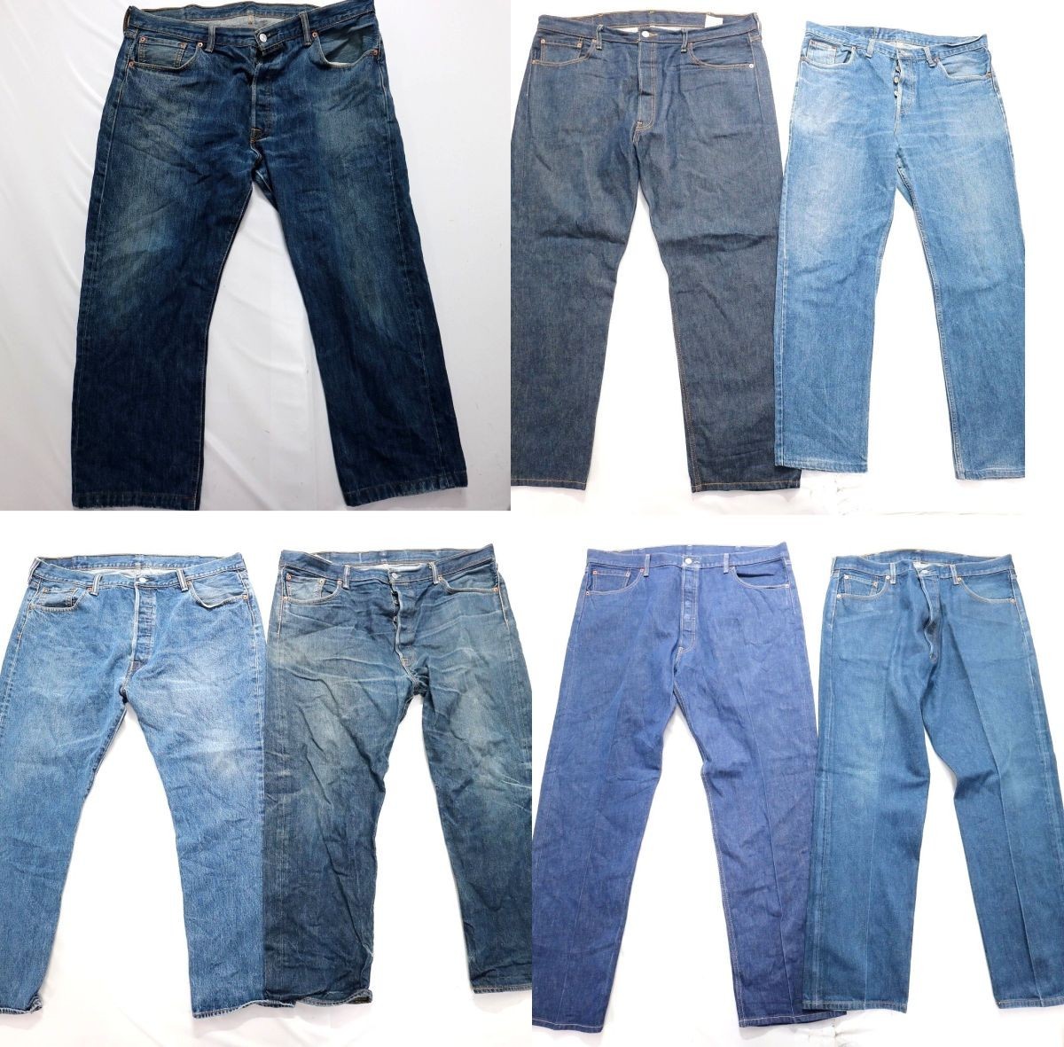  LEVI`S 501 デニム set インディゴブルー アメカジ 他 メンズ40/42 7枚セット まとめ売り 古着卸 1円スタート 最落なし MI2859(W37以上)｜売買されたオークション情報、yahooの商品情報をアーカイブ公 W37以上
