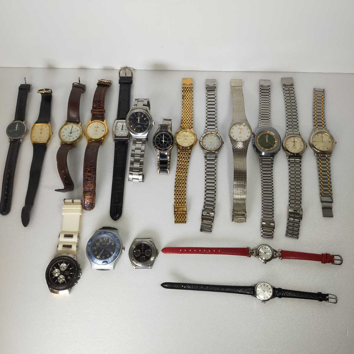 ジャンク品 腕時計まとめて 18本 SEIKO CITIZEN CASIO等 不動品(その他