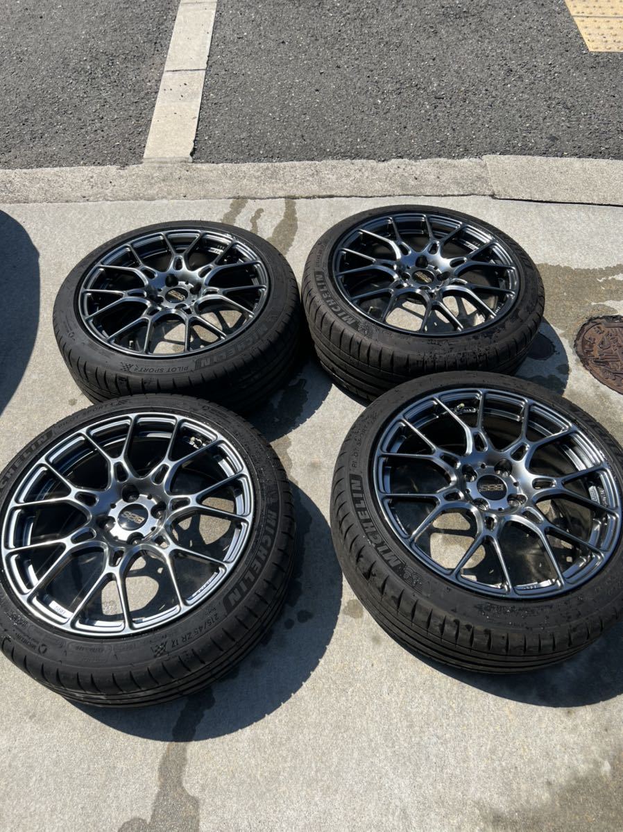 215/45/17 BBSホイール アバルト 124Spyder