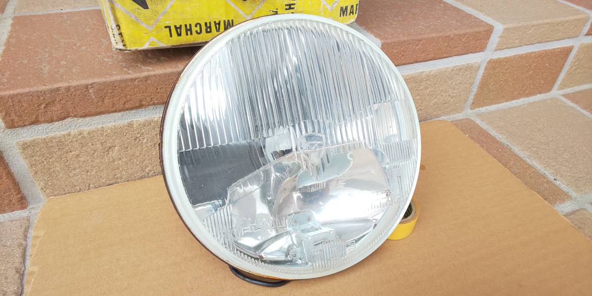 マーシャルライト　W反射 未使用 当時物 Z2 Z1 CB750K Z750RS GT380 Z400FX GS400L CBX400F XJ400D RZ250 Z400GP GPZ400F ゼファー MARCHAL
