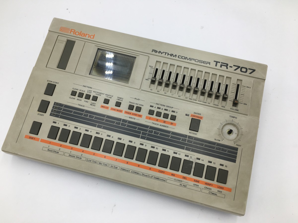 ♪△【Roland ローランド】リズムコンポーザー TR-707 0819 4｜DTM、DAW