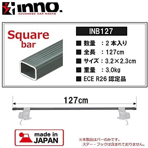 inno ルーフキャリア カーメイト | ベーシック ベーシックバー キャリア INSUT INNO 127cm ベースバー ステー ベーシックキャリア セット買いカーメイト INB127の通販 INSRBK+B127