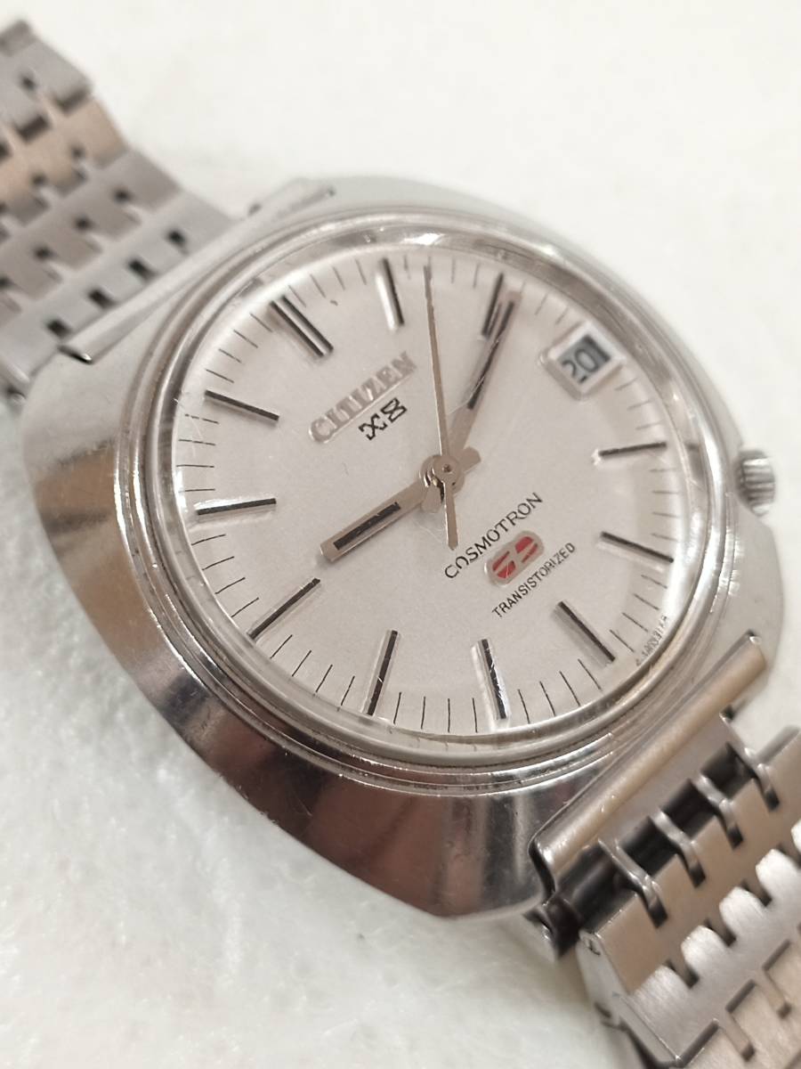 ◇CITIZEN◇シチズン X8 COSMOTRON コスモトロン 電磁テンプ 3針デイト 