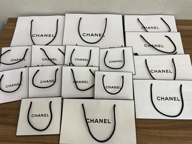 o0818-20 シャネル CHANEL ショップ袋 ショッパー 16枚 おまとめ 大量  