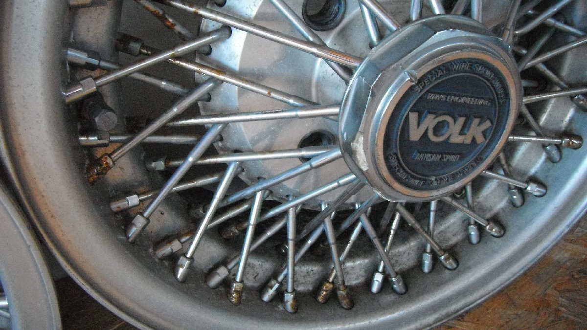 VOLK RAYS ワイヤーホイール 14インチ レイズ RACING 6.5J+10 5H-114.3 