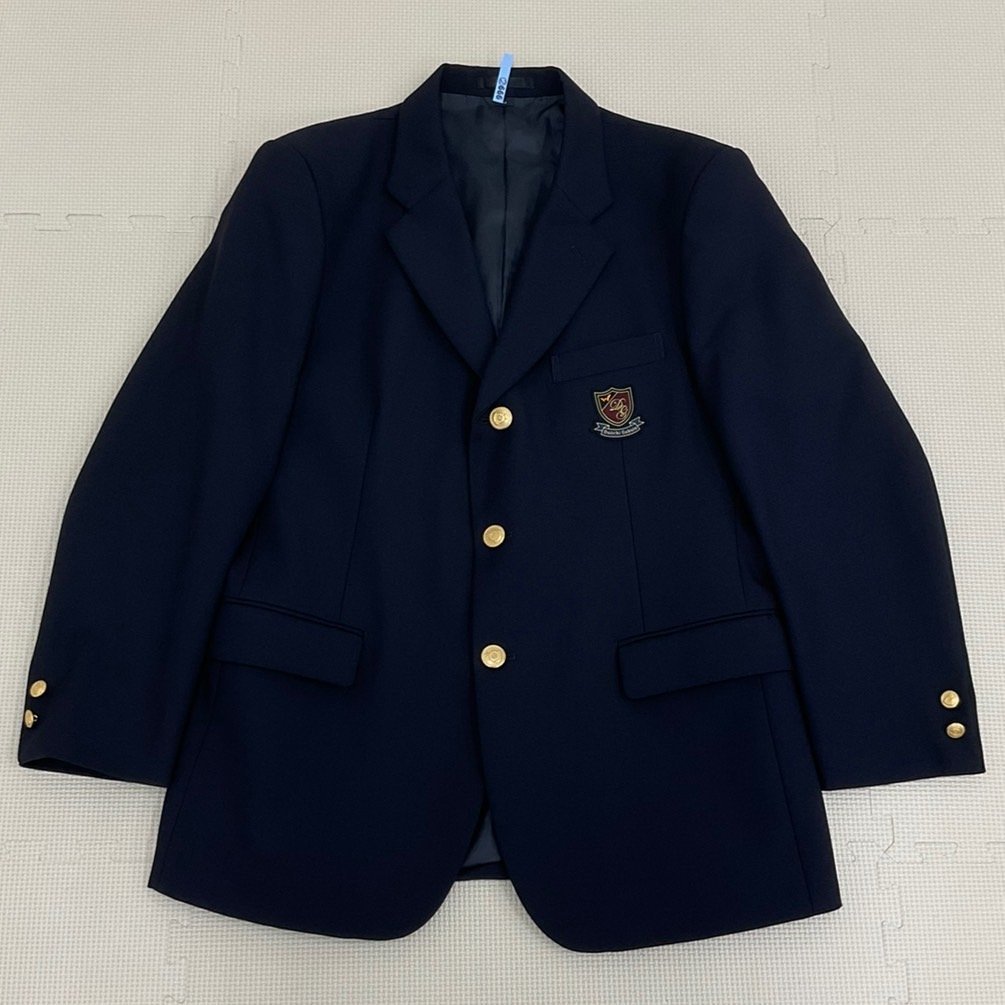 UT129 (中古) 第一学院高等学校 男子学生服 3点セット /L/W73/ブレザー/