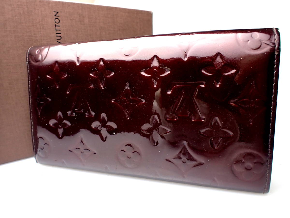 2483B正規品★ルイヴィトン★ヴェルニ★ポルトフォイユサラ VUITTON ルイヴィトン ポルトフォイユ お値下げ品中古 バイカラー ポルトフォイユヴィクトリーヌ