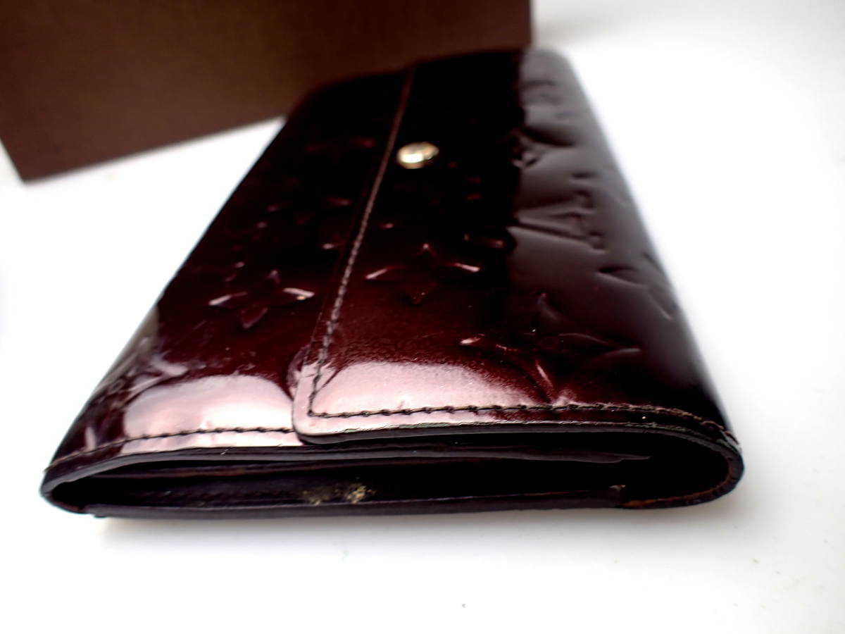 2483B正規品★ルイヴィトン★ヴェルニ★ポルトフォイユサラ VUITTON ルイヴィトン ポルトフォイユ お値下げ品中古 バイカラー ポルトフォイユヴィクトリーヌ