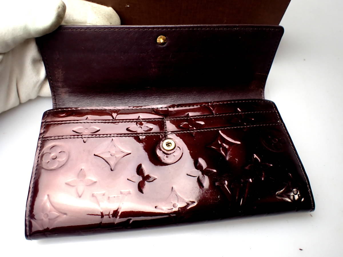 2483B正規品★ルイヴィトン★ヴェルニ★ポルトフォイユサラ VUITTON ルイヴィトン ポルトフォイユ お値下げ品中古 バイカラー ポルトフォイユヴィクトリーヌ