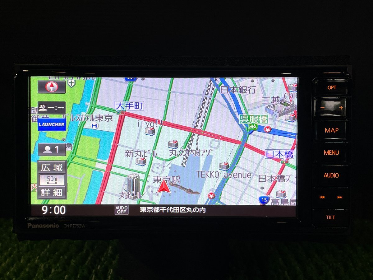 スズキ純正 パナソニック製 メモリーナビ CN-RZ753WZA 地図2019年 