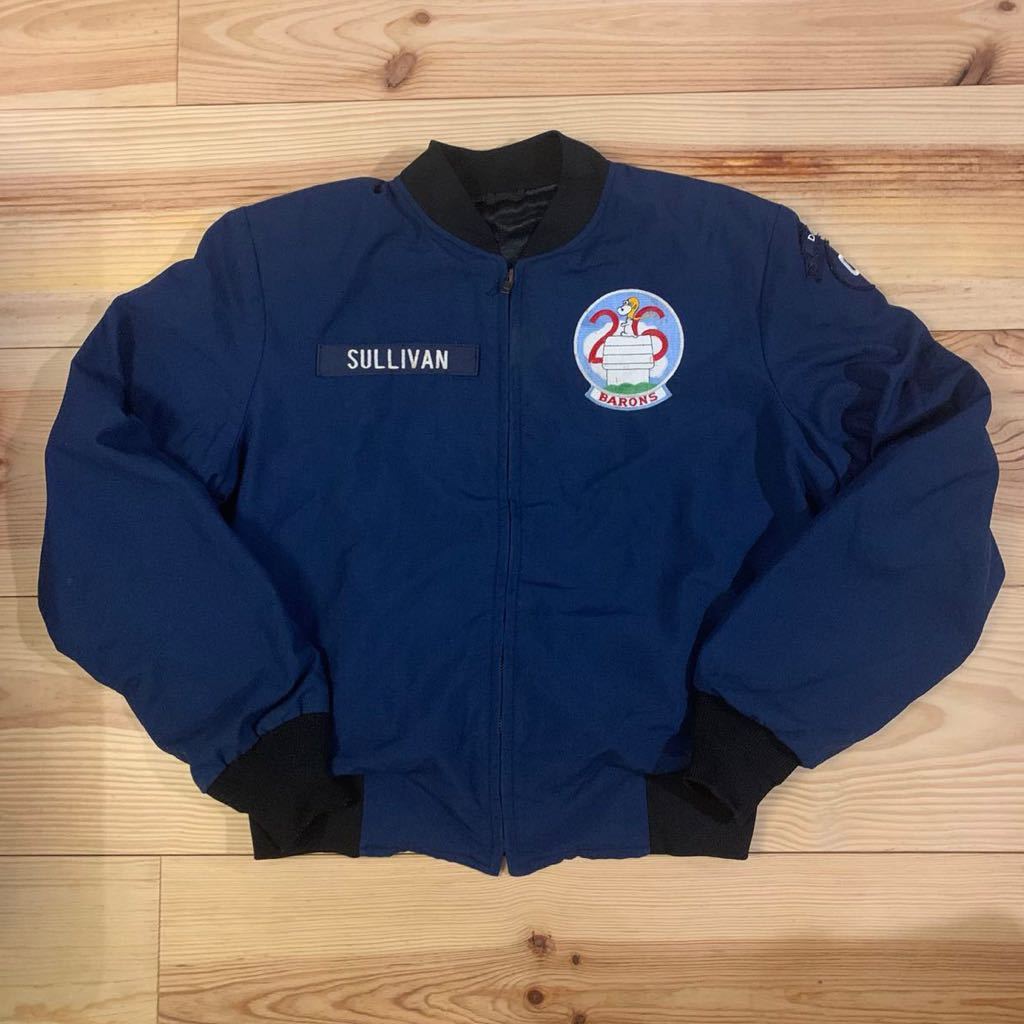 【新作入荷，定番人気】 米軍実物 Air National GuardCadetジャケット 93年 vintage ビンテージ 42(Lサイズ)｜売買されたオークション情報、yahooの商品情報をアーカイブ公開 - オークファン Lサイズ