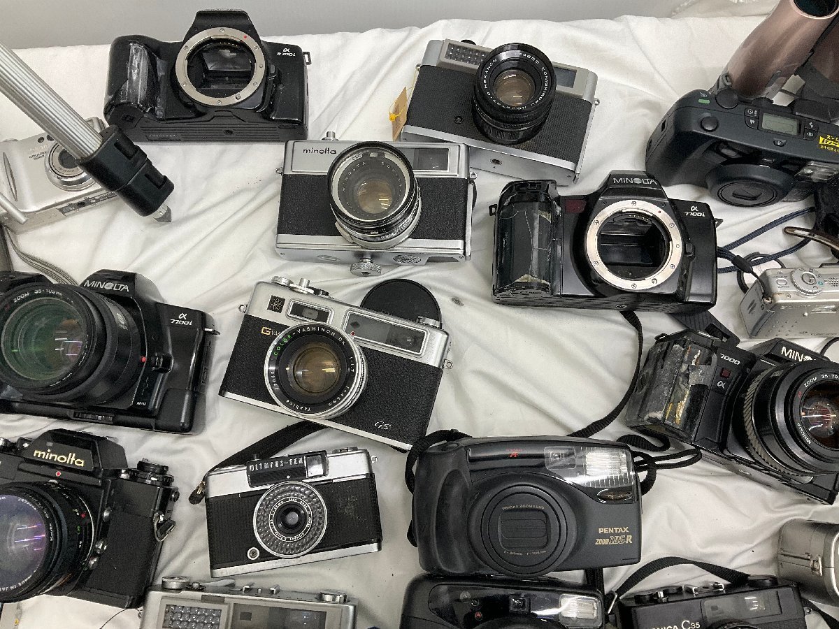 カメラ レンズ MINOLTA ペンタックス キャノン カシオ まとめ 7台