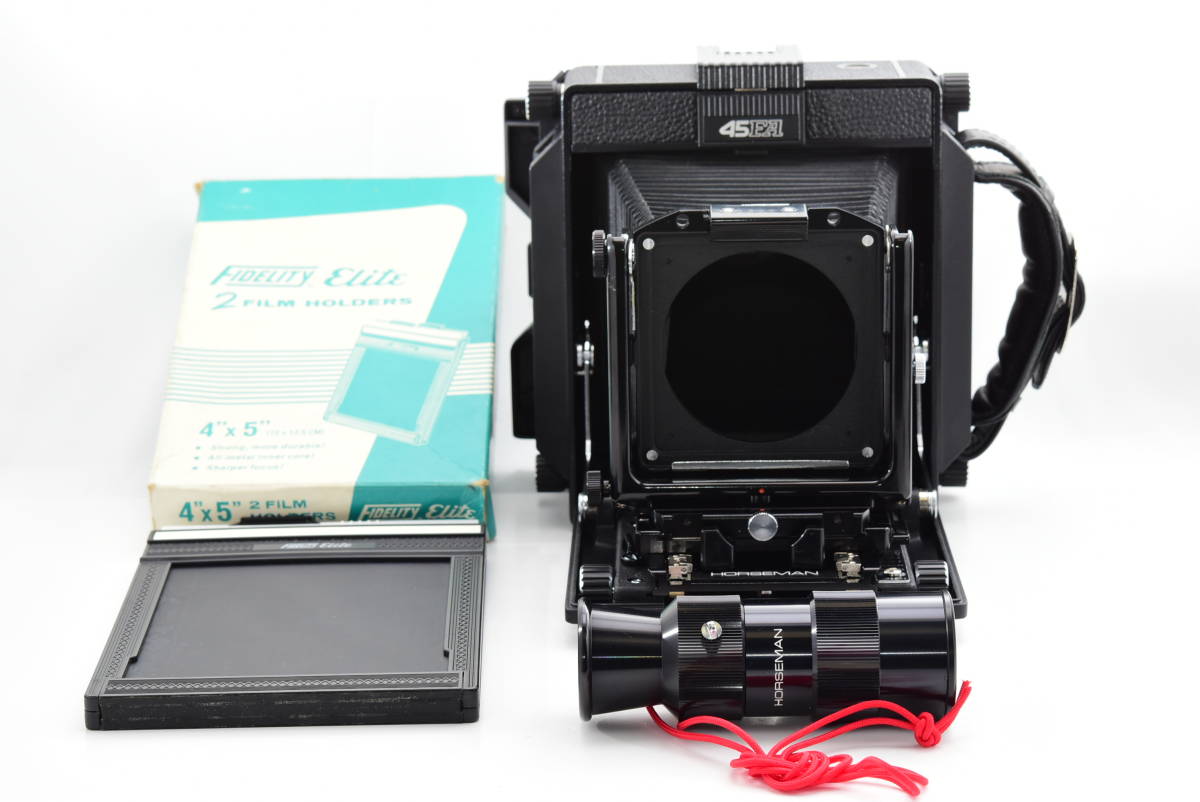 美品】Horseman 45FA Large Format Loupe Lupe 6x 4x5 Film Cut Holder