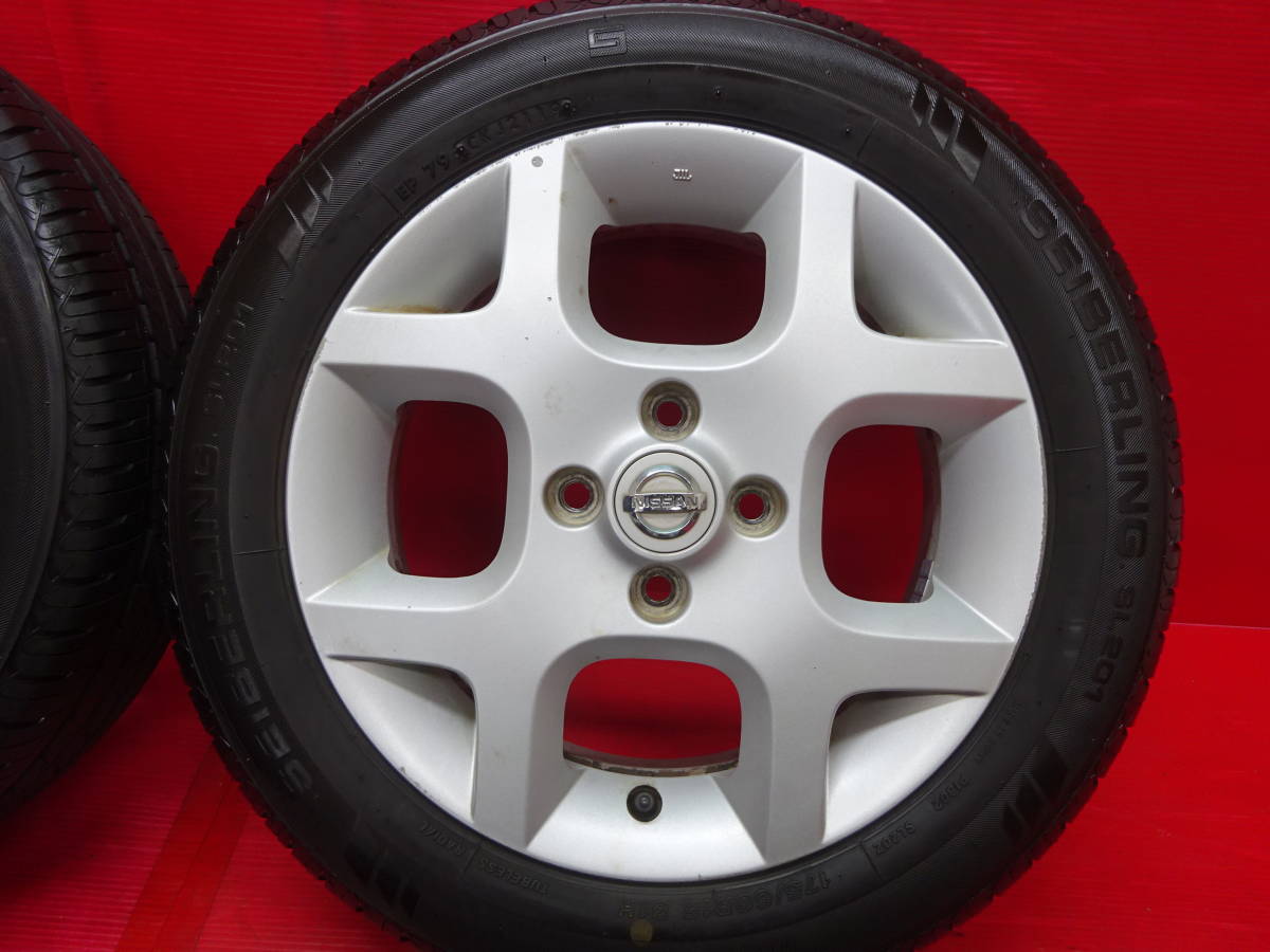 日産 Z11 キューブ純正15インチホイール 4本 5.5J +50 4H 100