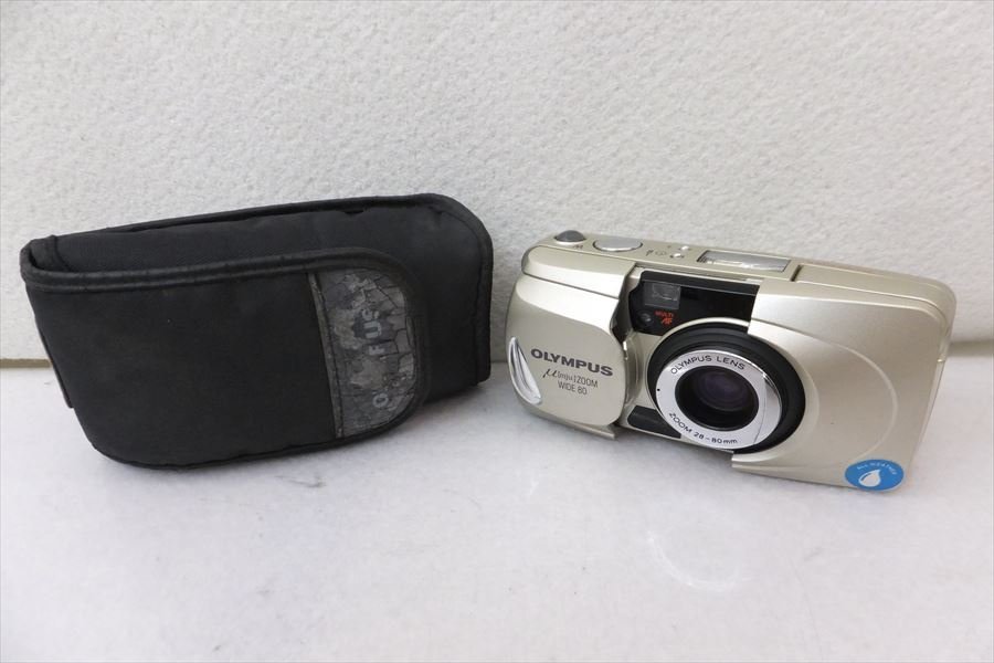▽ OLYMPUS オリンパス μ mju: ZOOM WIDE 80 コンパクトカメラ ソフト