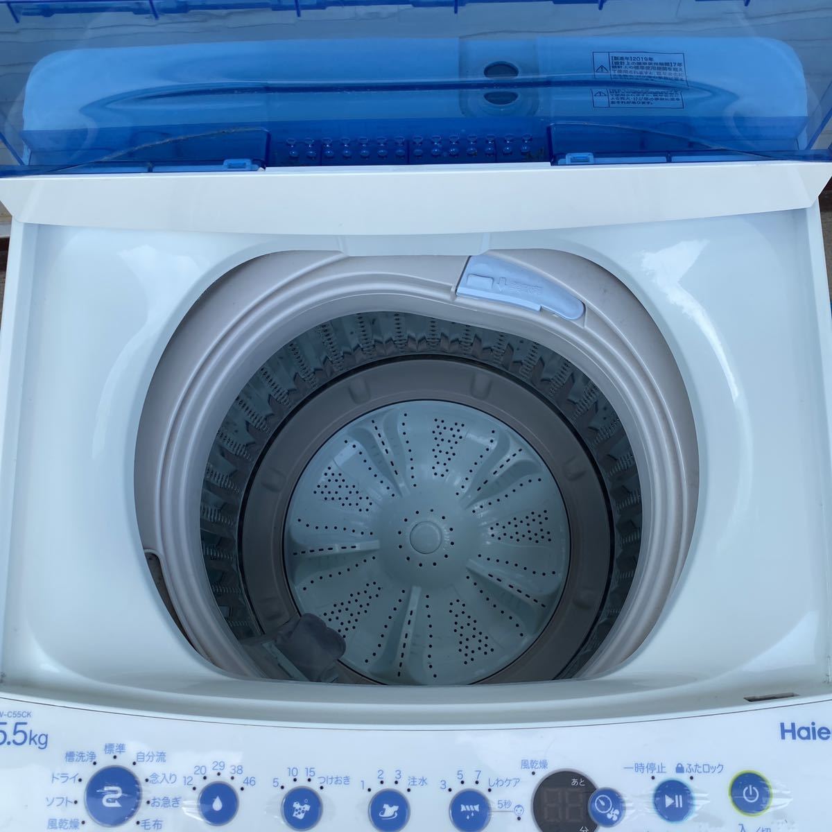 ハイアール 全自動電気洗濯機 JW-C55CK 2019年製 Haier 洗濯機 