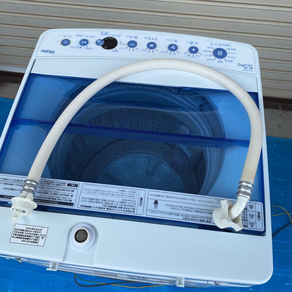 洗濯機 5.5kg 2019年製 ハイアール Haier JW-C55CK 白 全自動洗濯機