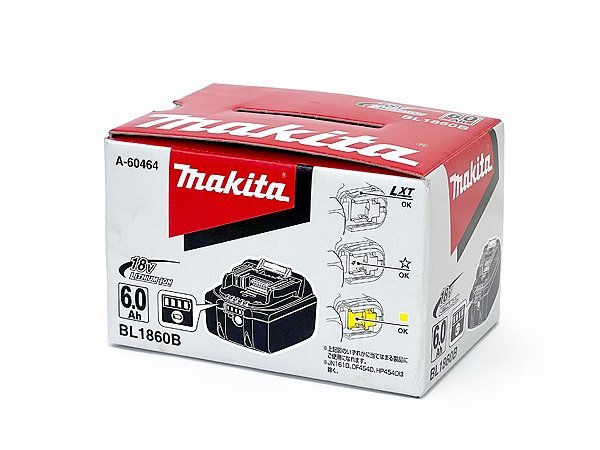 人気，人気SALE makita/マキタ 純正 18V 6.0Ah バッテリー BL1860B 雪マーク 残量表示 箱付き 急速充電対応(パーツ)｜売買されたオークション情報、yahooの商品情報をアーカイブ公開 - オークファン インパクトドライバ