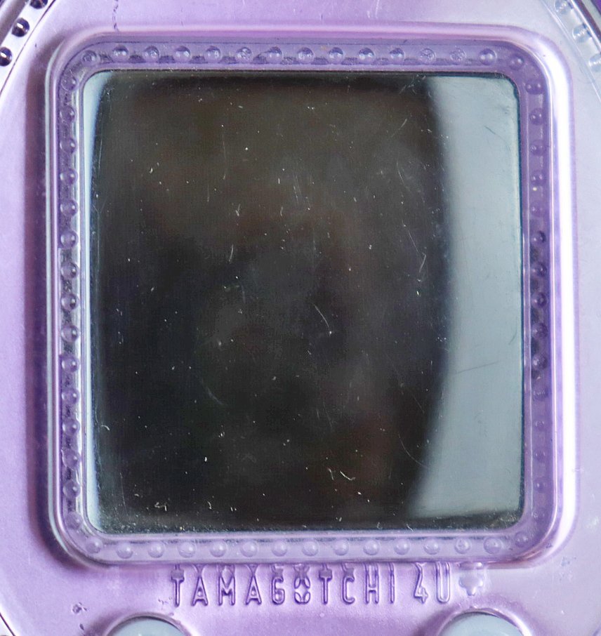 S◎中古品◎おもちゃ『TAMAGOTCHI 4U+』 ラベンダー たまごっち BANDAI