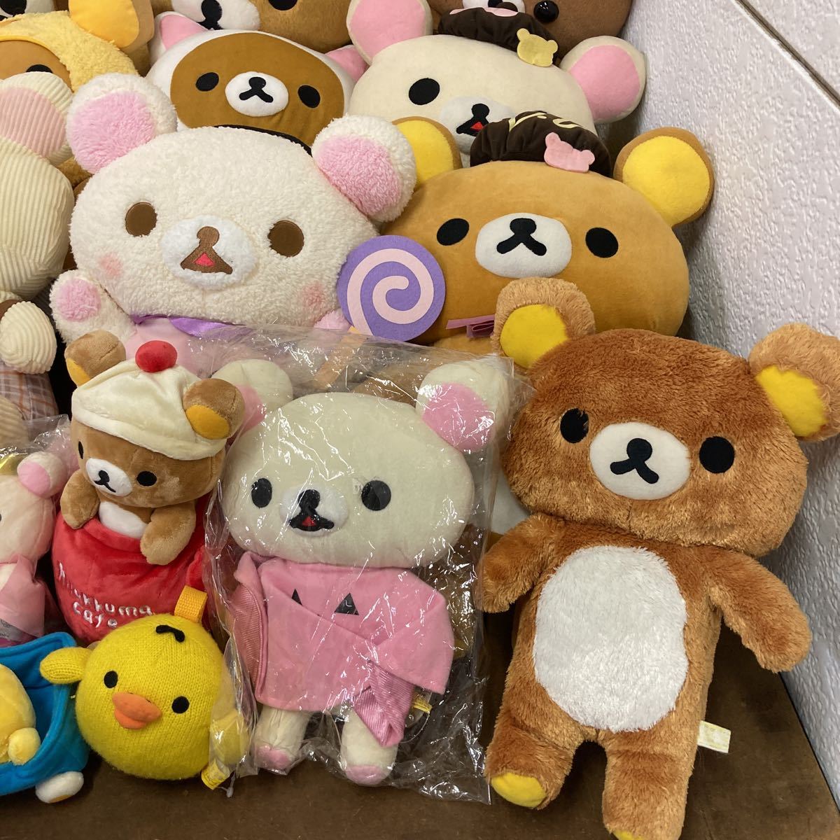 YK638) リラックマ コリラックマ キイロイトリ ぬいぐるみ マスコット