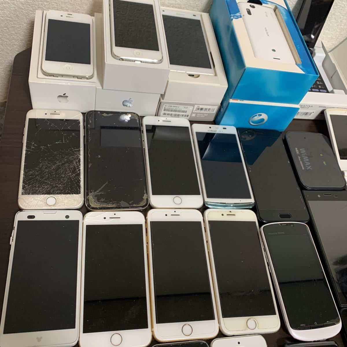 iPhone スマートフォン ガラケー 40台 まとめ 大量 動作未確認