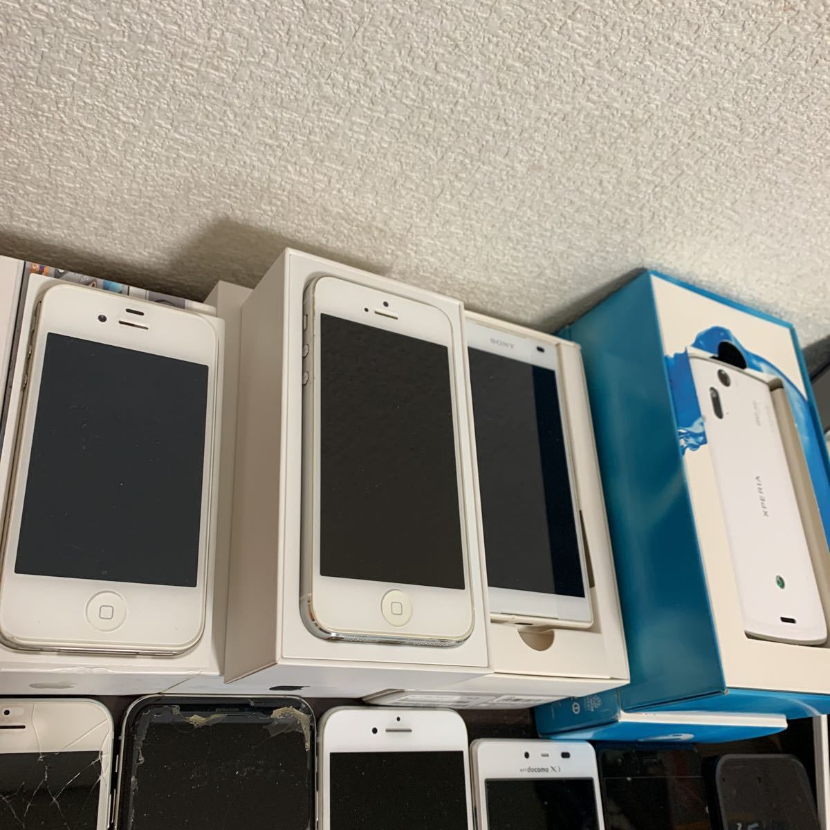 iPhone スマートフォン ガラケー 40台 まとめ 大量 動作未確認