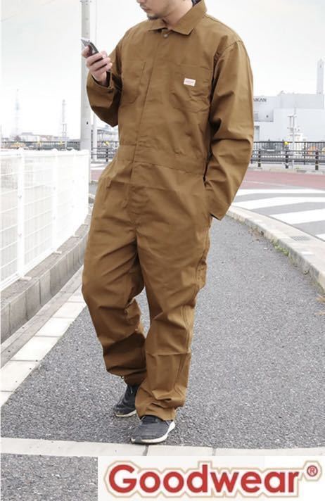 【安い，豊富な】 Goodwear グッドウェア /サイズXL/ツナギ/作業着/カバーオール/ワークウェア/ブラウン(つなぎ、オーバーオール)｜売買されたオークション情報、yahooの商品情報をアーカイブ公開 - オークファン つなぎ、オーバーオール