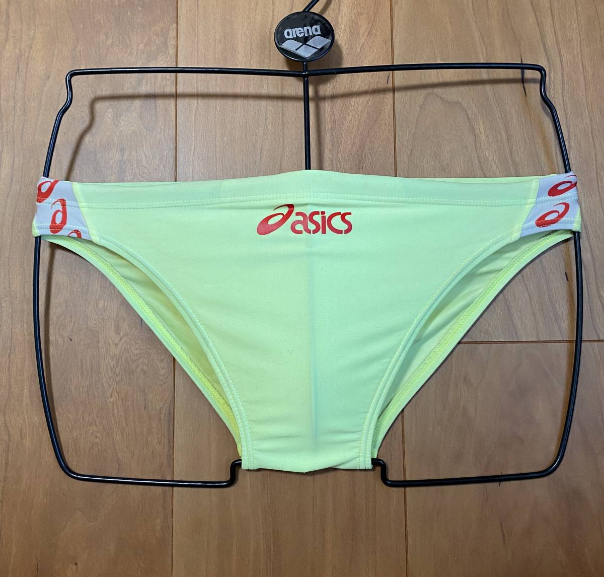 レア】asics / ハイドロCD / AMA93T / 蛍光イエロー / レッドロゴ / L 