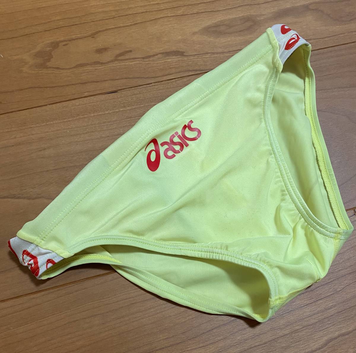 レア】asics / ハイドロCD / AMA93T / 蛍光イエロー / レッドロゴ / L