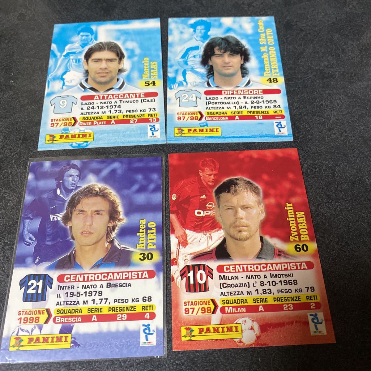 【PANINI】Calcio'99 イタリア セリエA トレーディングカード22枚セット ピルロ ボバン コウト サラス_2