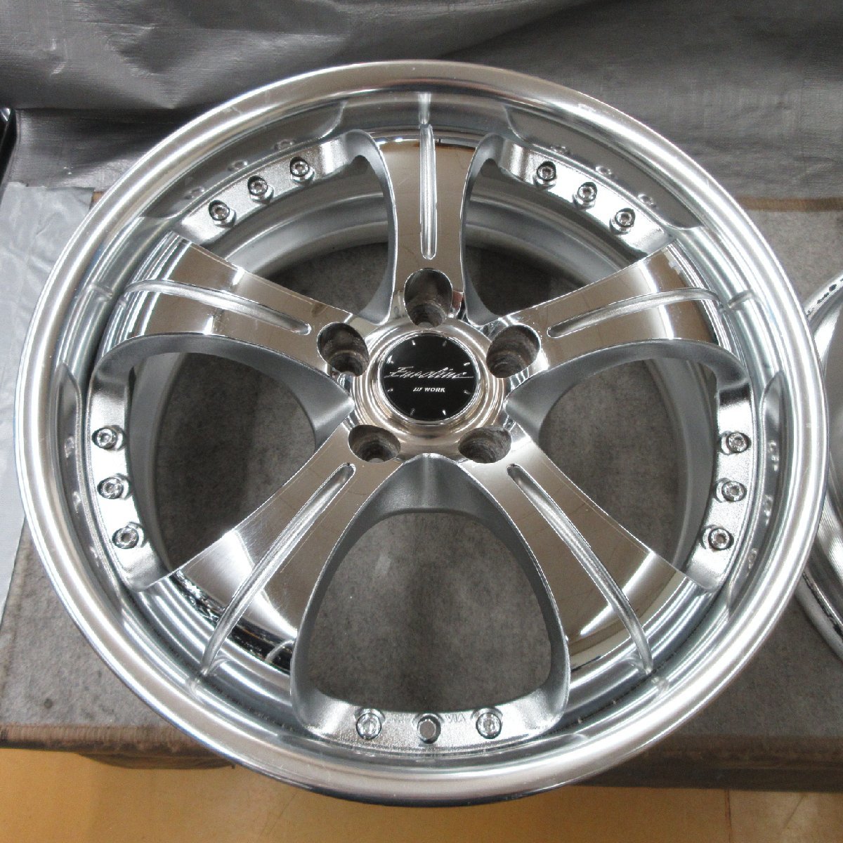 ◇送料無料 A2◇ WORK ユーロライン KH □ 18×7.5J+45 □ 5H PCD114.3 