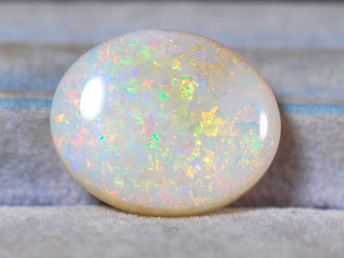 限定価格 1円～ 大粒4.85ct！ 天然石 ハニカムオパール ルース EM0002