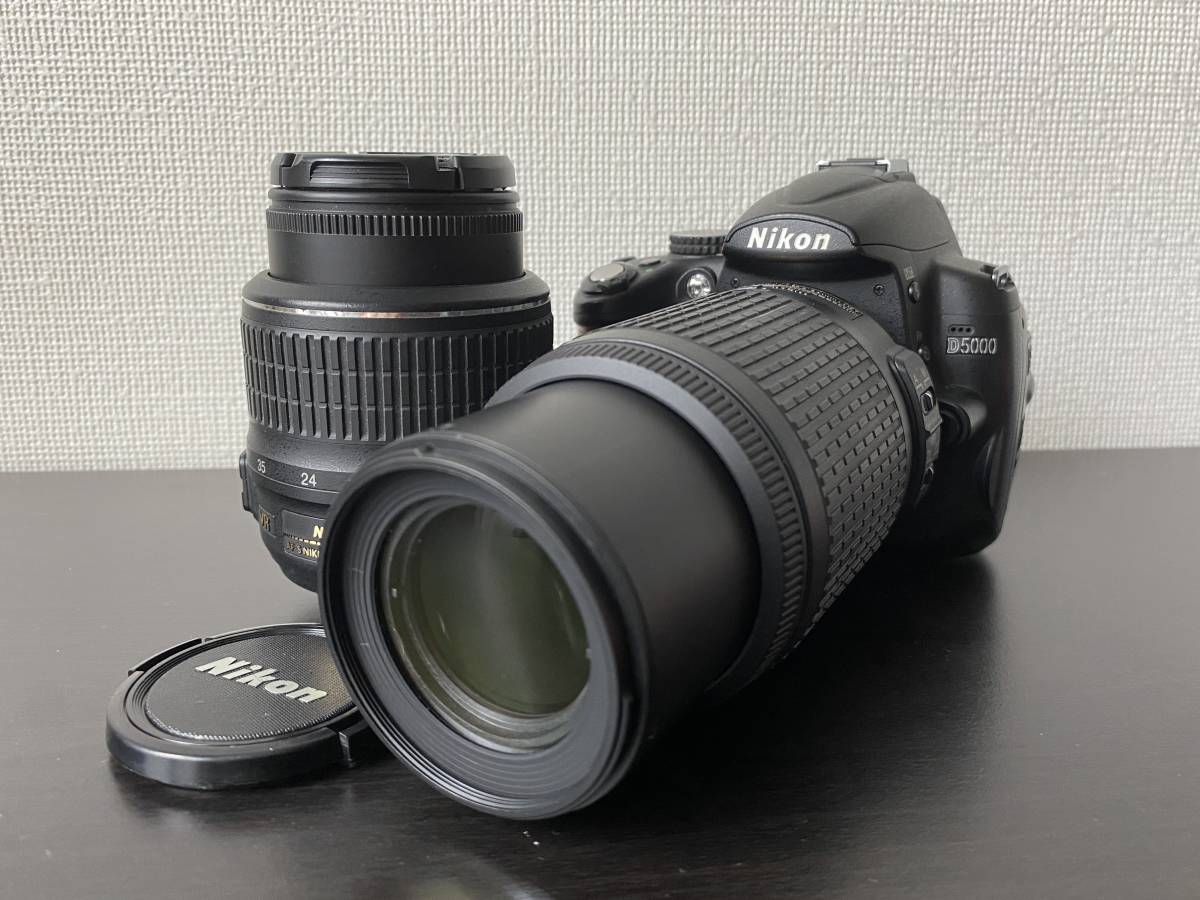 定番，品質保証 Nikon ニコン D5000 ダブルレンズキット 通電確認済み