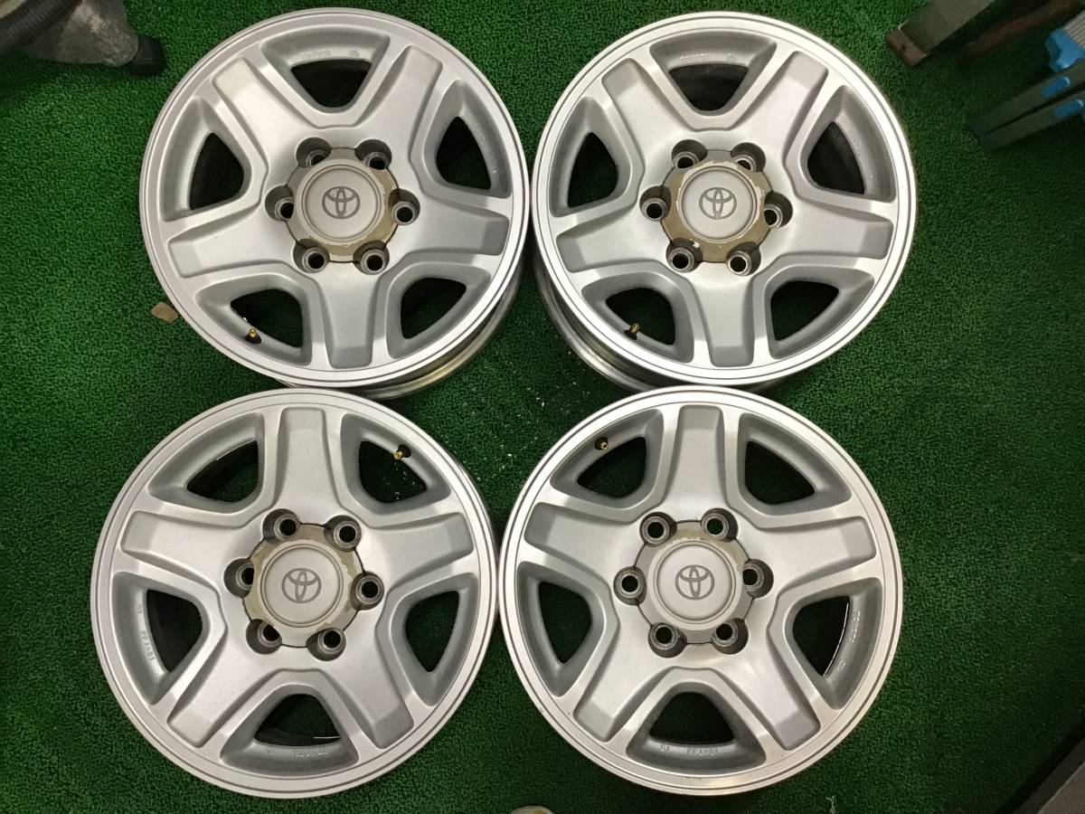トヨタ純正 ホイール 16×7J +15 139.7 6H 純正アルミ 4本 ランクル プラド
