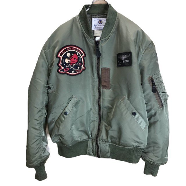 TEDMAN テッドマン AERO EQUIPMENT LABORATORY MA-1 ブルゾン ロゴ