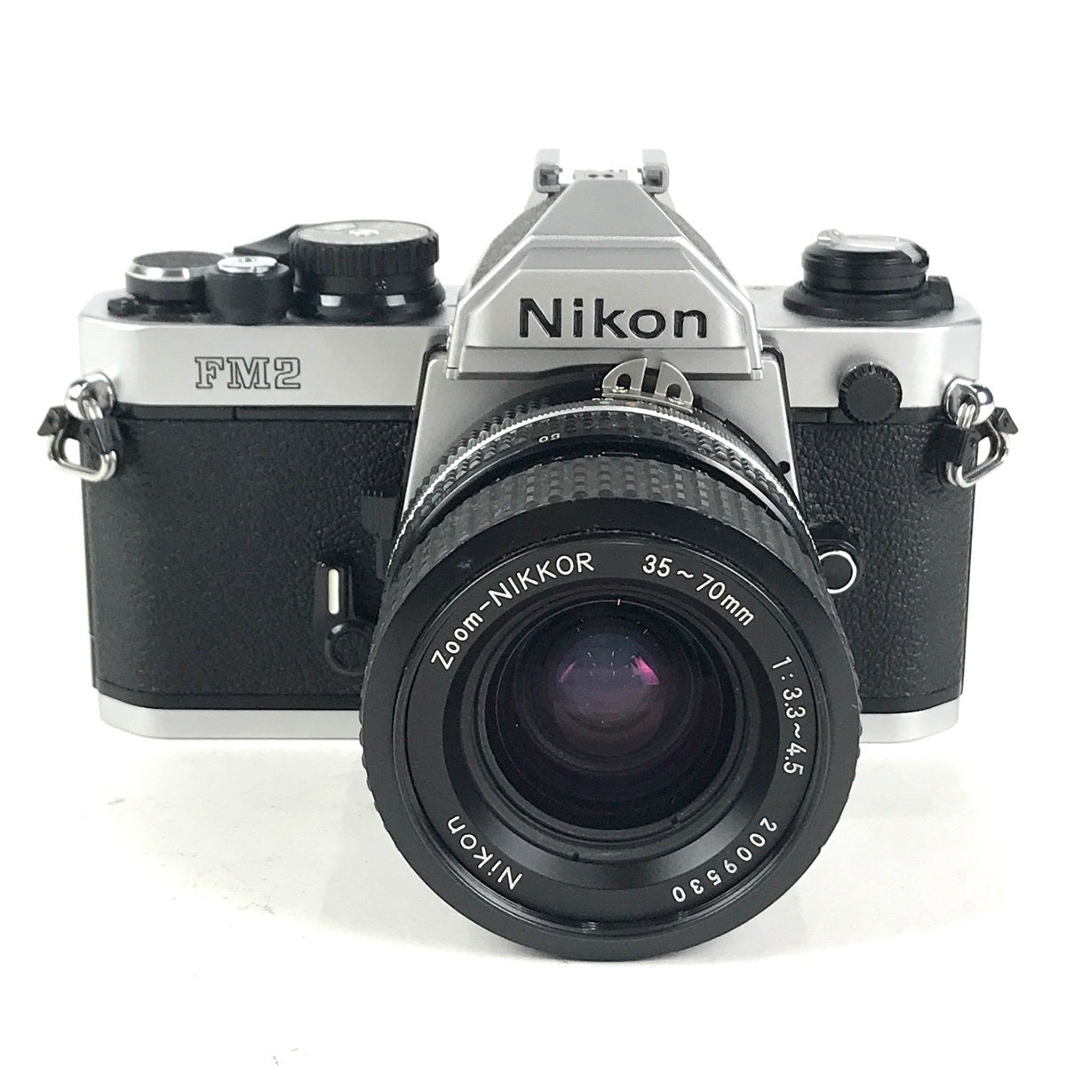 ニコン Nikon FM2N シルバー + Ai-S NIKKOR 35-70mm F3.3-4.5 フィルム