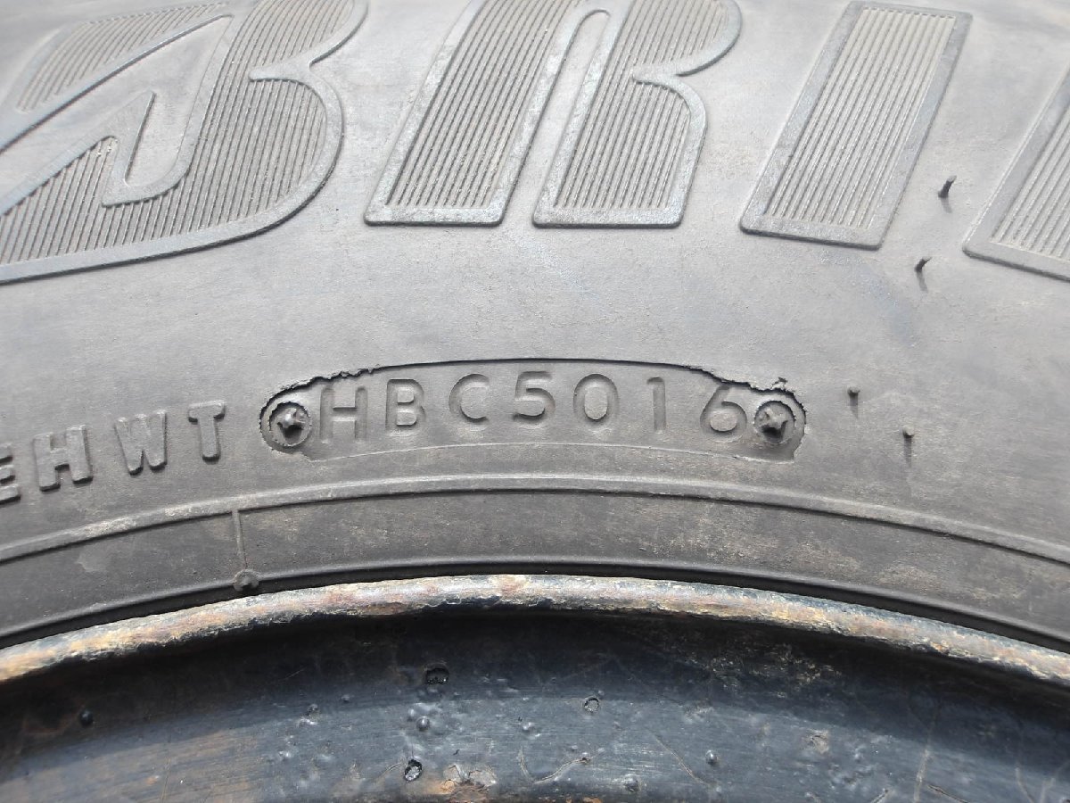 H412 6.50R16 夏2本セット サマータイヤ LT 10PR 650R16 650-16 BRIDGESTONE DURAVIS R205 16インチ鉄ホイール TOPY