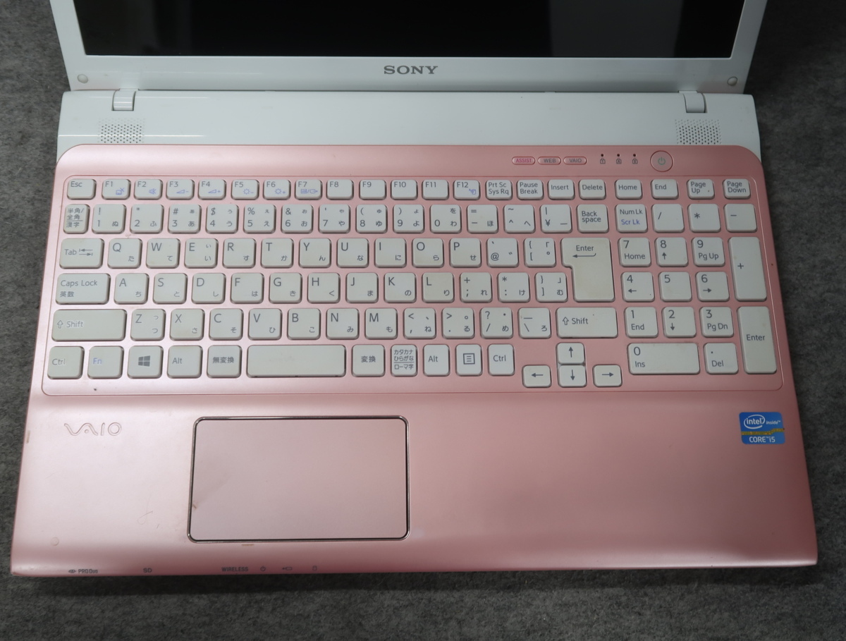 VAIO SONY Core SVE15125CJP i5 Eシリーズ パステルピンク★ SSD&frasl;新品キーボード&frasl;ブルーレイ&frasl;8GBメモリ&frasl;Windows i7-3632QM&frasl;480GB ★美品★Core - 3210M&frasl;4GB&frasl;1TB&frasl;ブルーレイ intel SVE15125CJP☆ ☆SONY SSD120GB