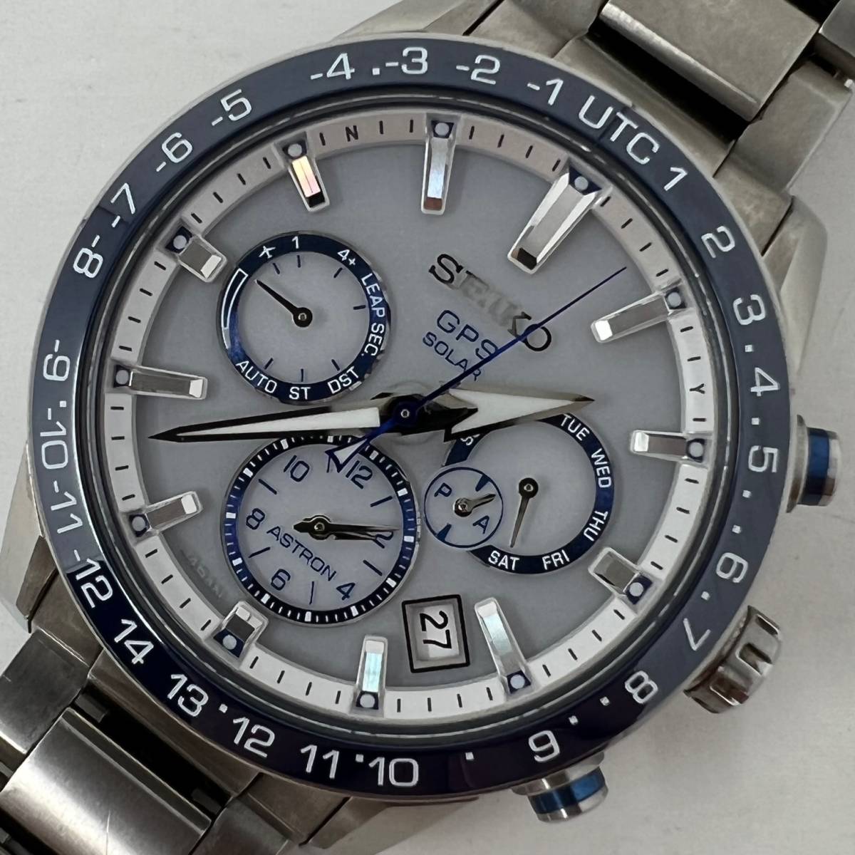 良品 SEIKO セイコー アストロン SBXC013 5X53-0AE0 GPS電波ソーラー 