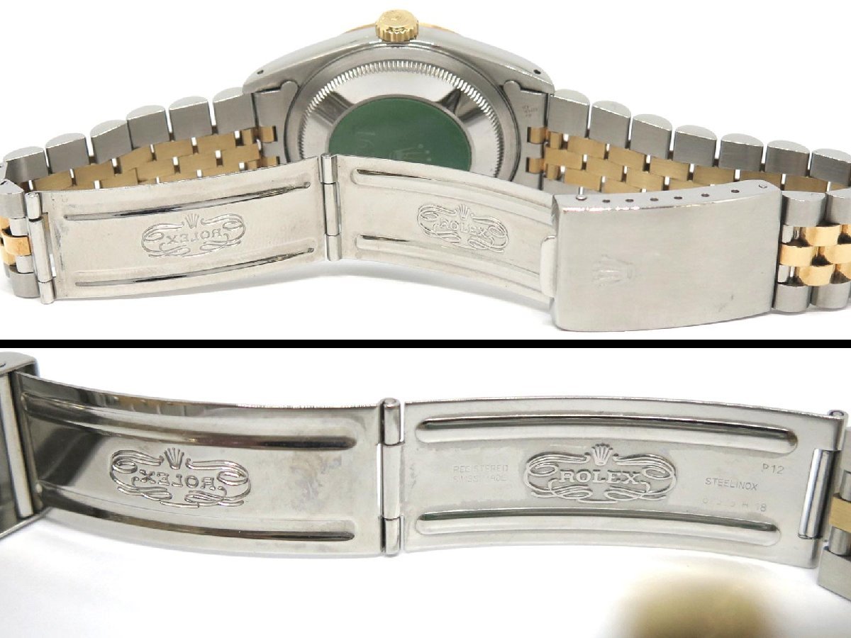 1円〓03楽市〓 ROLEX ロレックス デイトジャスト 10PD メンズ AT オートマ 腕時計 16233G【時計】【中古】_6