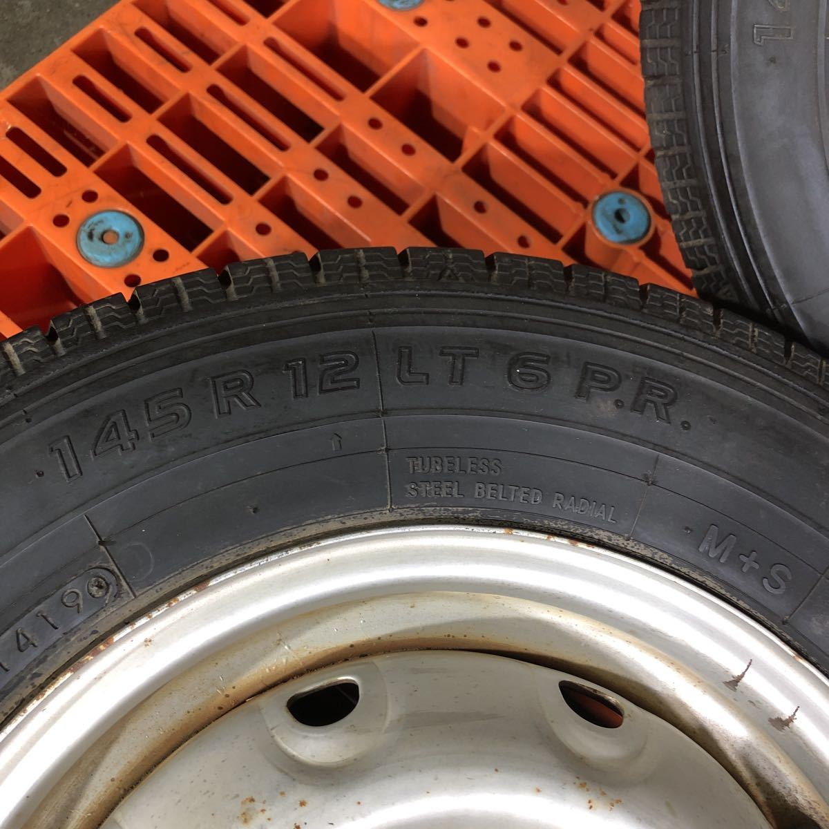 12インチスチールホイール 4本セット 軽トラ 軽バン TOYO トーヨー