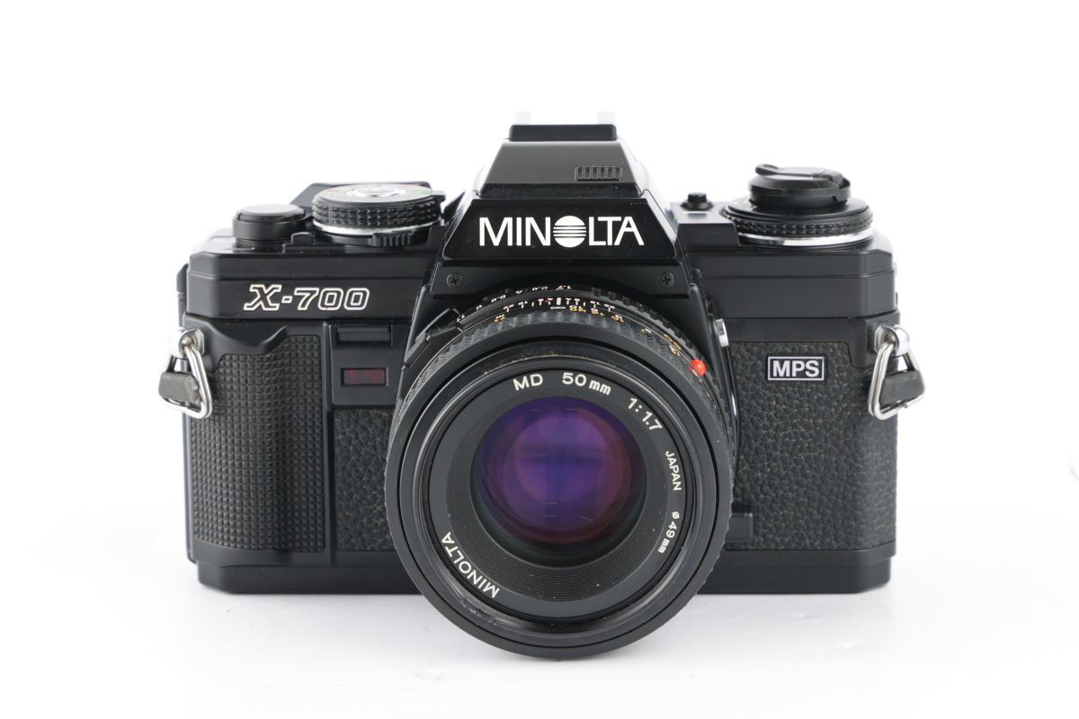 値下げ交渉承ります！　Minolta X-700 一眼レフカメラ 02224cmrk MINOLTA New X-700 + New MD 50mm F1.7 MF一眼レフカメラ