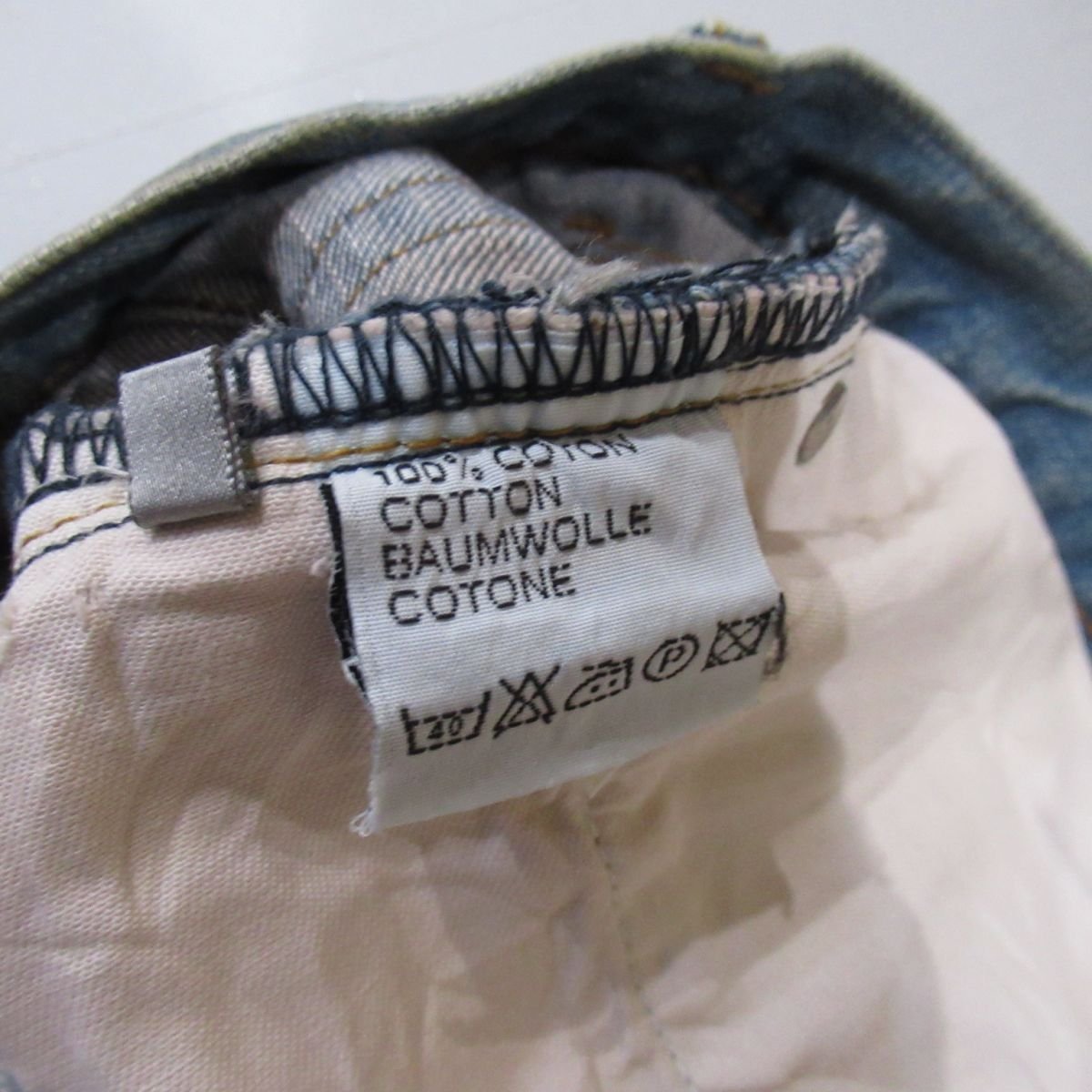 美品 エディ期 名作 DIOR HOMME ディオールオム クラッシュ加工 